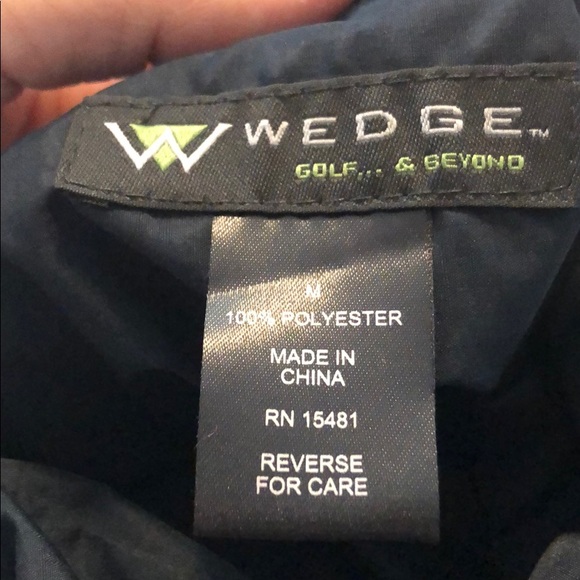 Used men’s  raining vest by wedge size M - Picture 8 of 9